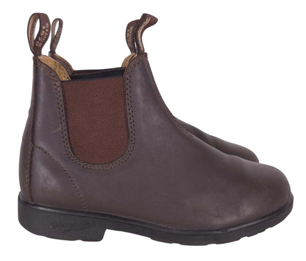 Blundstone Chelsea Boots US 5 EU 34 Womens Brown Leather Slip On $210